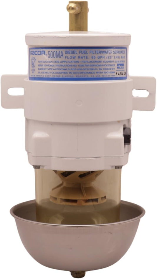 Racor Fuel Filter, Marine UL USCG Approved