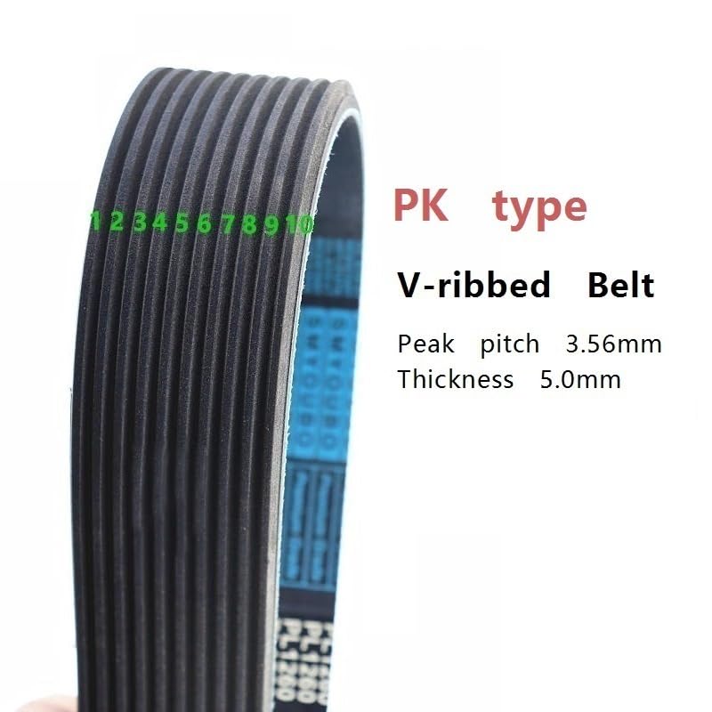 2 pcs V-Ribbed Belts, 6 Ribs 8 Ribs PK1685 PK1689 PK1690 PK1695 PK1700 Ribbed Poly-V Belt Multi-V Belts MINGPING(8PK1700)