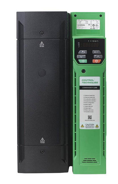 • Commander C200 • Open Loop Variable Frequency Drive with Integrated PLC • Rating: 30 HP, 42 Amps • Input: 3ph, 460 VAC – 50/60 Hz • Output: 3ph, 460 VAC