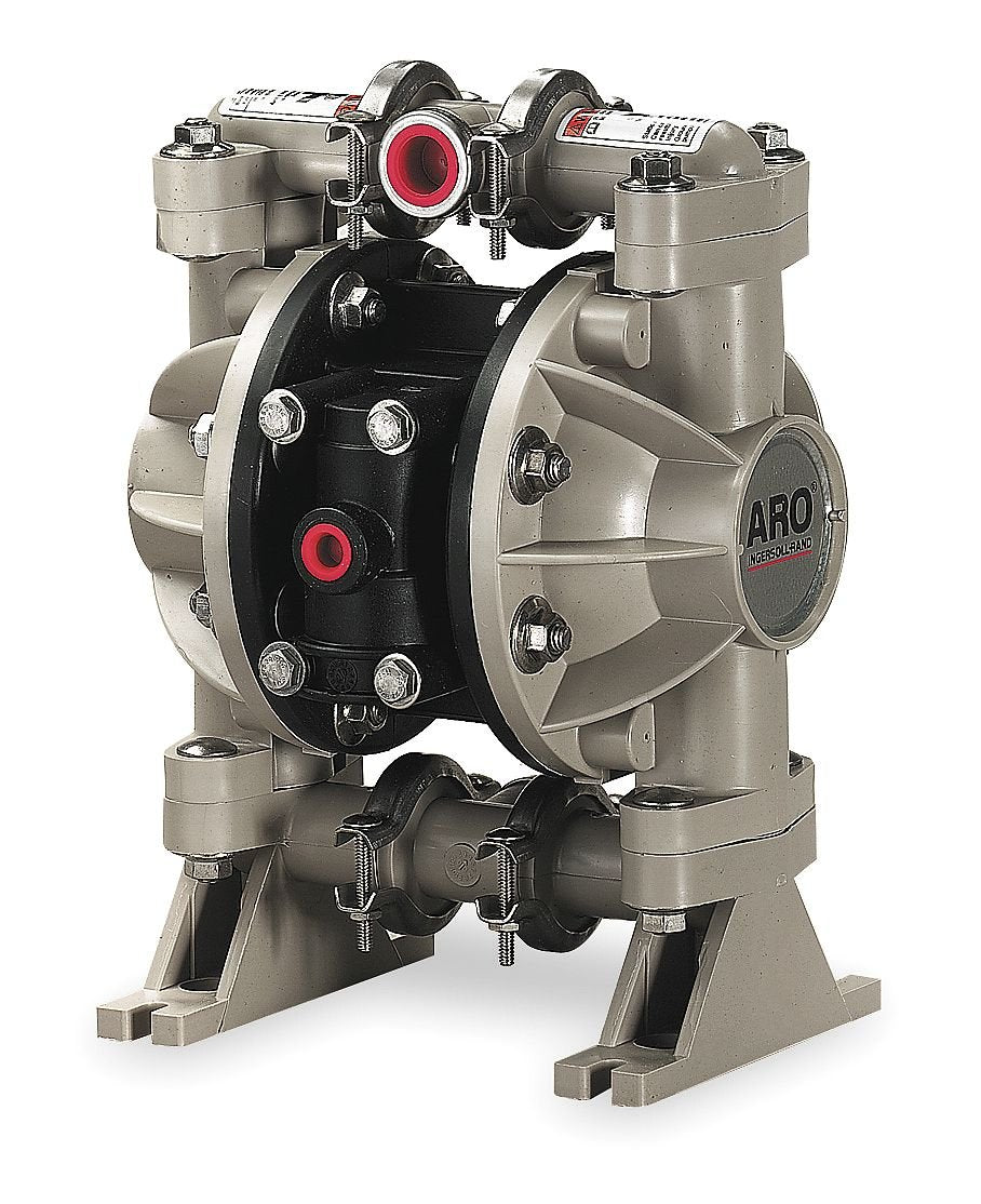 ARO 666053-388 Polypropylene Urethane Three Double Diaphragm Pump, 13