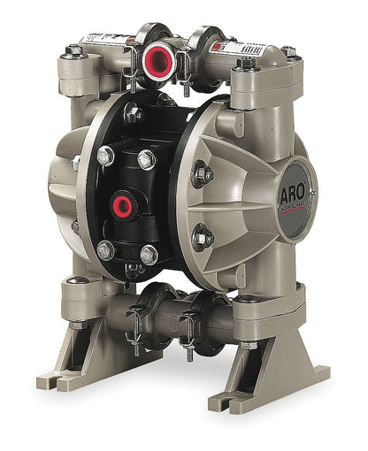ARO 666053-388 Polypropylene Urethane Three Double Diaphragm Pump, 13