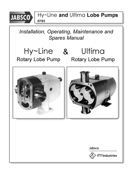 JABSCO HP520-1890 LOBE PUMP